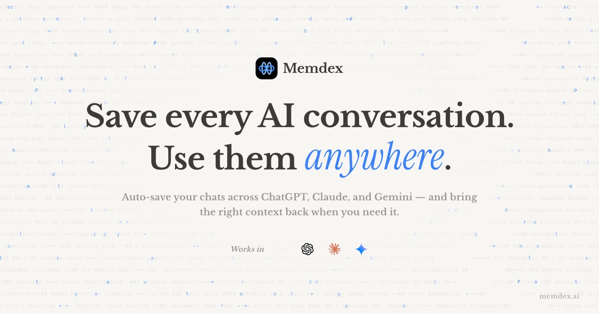 Memdex Review: Is This Browser Extension Worth Your AI Workflow in 2026?